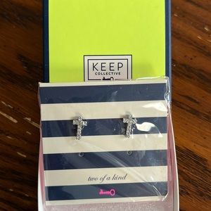Keep Collective Cross earrings